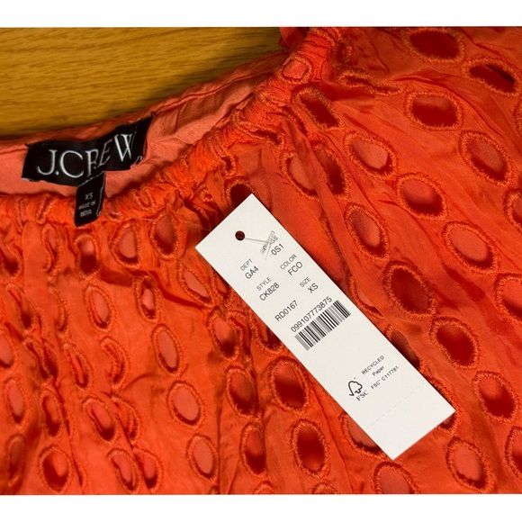 J. Crew Oval Eyelet Midi Dress NWT - Picture 8 of 10